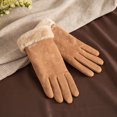 thumbnail image 4 of Ladies Fashion Warm Gloves for Outdoor Riding Driving Soft Touchscreen NonSlip Winter Handwear with Stylish Bow Design, 4 of 4