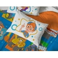 thumbnail image 5 of Moonbug Blippi How Does This Work Blue 5 Piece Twin Bed Set with Sham, 100% Microfiber, 5 of 5