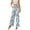 White Blue, variant on Wide Leg Printed Pants for Women with Pockets Elastic Waist Business Causal Loose Pants Summer for Beach Travel Vacation Trousers,S-XXL