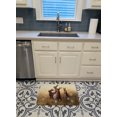 thumbnail image 3 of Carolines Treasures BDBA0144RUG Rabbits dans les Pissenlits Tapis en Mousse à Mémoire de Forme Lavable en Machine, 3 of 4