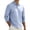 A-Light Blue227, variant on JAJAHO Mens Linen Long Sleeve Polo Shirt Classic Button Down Collar Casual Business Relaxed Fit Breathable Summer Lightweight Top Versatile Tops