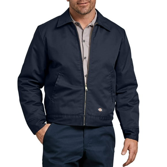 Dickies Men's Insulated Eisenhower Front-Zip Jacket,Dark navy,Medium/Regular,Dark navy,Medium/Regular