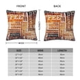 thumbnail image 2 of Pofeuu Hand Drawn Vintage Coffee Print Double-sided plush pillowcase Square Throw Pillow Covers Pillows Cover for Living Room Bedroom Sofa Couch Cushion Cover（No pillow core）-18"x18", 2 of 7