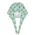 thumbnail image 3 of Kdxio Horse And Flower Pattern Turban Hat for Women Men Comfortable Adjustable Cleaning Working Cap with Sweatband, 3 of 8