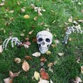 thumbnail image 4 of PRETXORVE Halloween, Halloween Skeleton Prop Human Full Size Skull Hand Garden Model Decor, 4 of 9