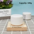 thumbnail image 2 of 10 Packs 3.4oz Plastic Cosmetic Jars with Inner Liner and Dome Lids Spoons and Labels for Cream Scrub Lip Balm Lotion Storage, 2 of 6