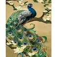 thumbnail image 1 of Pintura de diamante (DE6589) Kit de bricolaje Pavo real Pavo real Imagen de arte de diamantes de imitación redonda completa 20X30cm FLhrweasw Nuevo, 1 of 1