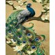 thumbnail image 1 of Diamante pintura DIY Kit pavo real pavo real redondo completo resina Rhinestone arte imagen Hugtrwg Para estrenar, 1 of 9