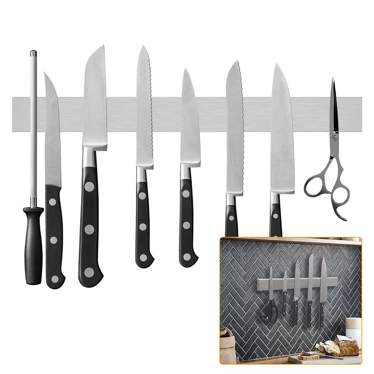 Relax love knife Holder ,Stainless Steel Double Sided