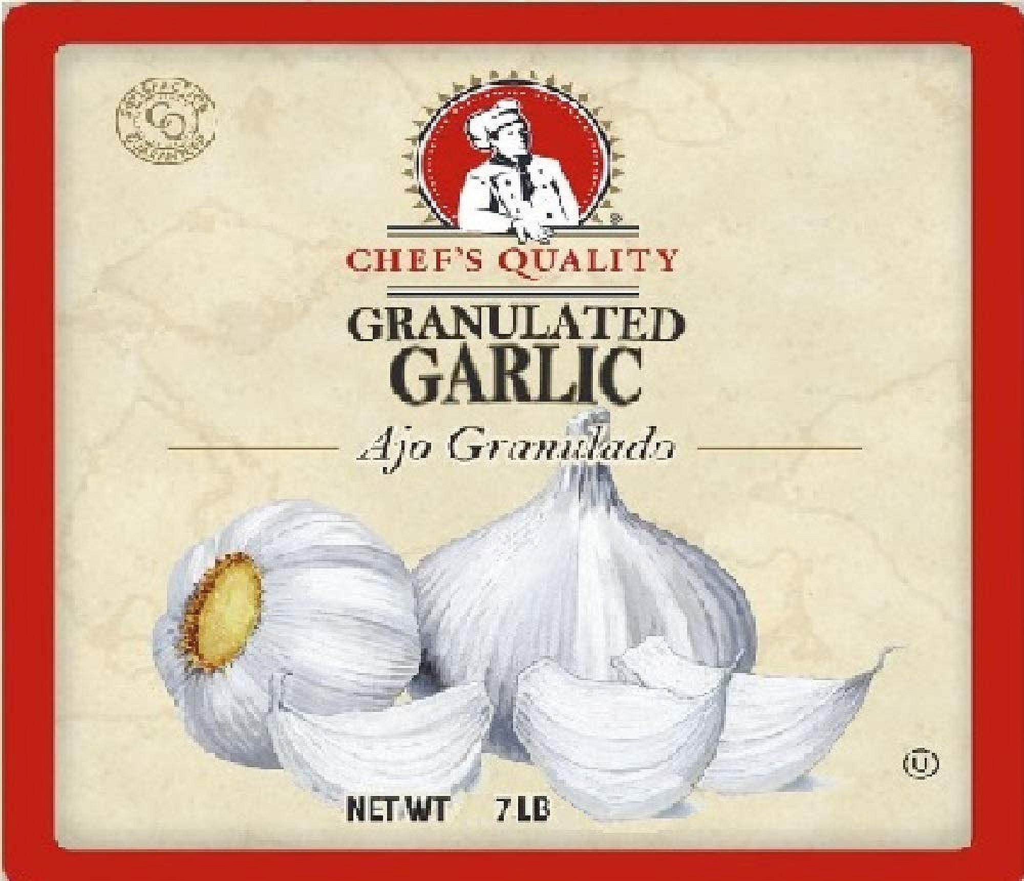 Chef's Quality Granulated Garlic OIF8&nbsp;7 LB