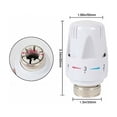thumbnail image 2 of Thermostatic Radiator Valve Replacement Head, Heat Dissipation With Thread Installation, Liquid-filled Sensor For Precise Control, Brass Valve Body And Flame Retardant PC Material, 2 of 5