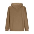 thumbnail image 5 of Lenago Plain Hoodies For Women, Sweatshirts Casual Long Sleeve Solid Color Women Hoodie, Fashionable Loose Women Hoodies Pullover,Hooded Sweatshirt With Front Pocket Lightweight Tops & Blouses US4-12, 5 of 6
