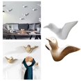 thumbnail image 1 of Gancho montado en la pared, Gancho de la puerta Abrigo Sombrero Bolsa Sombrero Soporte de ropa, Resina Toalla Sombrero Bolsas Llaves Gancho para colgar, Diseño de gaviota Gancho Baño Colgador Macarena Gancho montado en la pared, 1 of 8