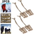 thumbnail image 1 of Herramienta Mosquetón para Mochila Hebilla Correas Cuerda Elástica 4 Uds., 1 of 7