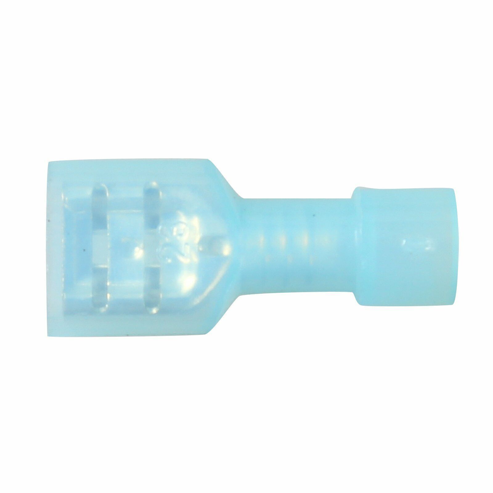 300Pcs Blue Fully Insulate Terminals Female Electrical Spade Crimp Connectors
