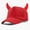 Red, variant on Baseball Cap Hkoxplj Devil Horns Novelty Hat for Halloween Cosplay Costume Party Adjustable Breathable Hat Cap for Men Women Funny Dress Up Photo Booth Prop Hat Cap Soft Plush Horns Sturdy Sewn Hat