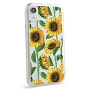 Guard Dog Chic Clear Case with Design for iPhone XR - Sunflower Stalks