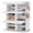 White, variant on Shoe Rack Organizer Modular Shoe Storage Cabinet for Closet