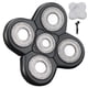 thumbnail image 1 of Cabezales de Repuesto para Afeitadora Eléctrica Universal 5 Cuchillas Negro 5D, 1 of 7