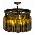 thumbnail image 7 of Meyda Tiffany 168490 Tuscan Vineyard 5 Light 19" Wide Semi-Flush Drum Ceiling Fixture -, 7 of 7