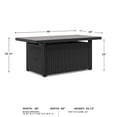 thumbnail image 3 of Signature Design by Ashley Beachcroft Black & Gray Outdoor Fire Pit Table, 3 of 11