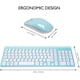 thumbnail image 4 of Combo de teclado y mouse inalámbricos, Cimetech, conjunto de teclado y mouse inalámbricos compactos de tamaño completo, diseño ultrafino y elegante de 2.4 G para Windows, computadora,, 4 of 7