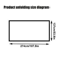 Yooshoverk Plaid Disposable Tablecloth Heavy Duty PEVA Plastic Waterproof 54x108 Inch Party Decor