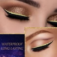 thumbnail image 2 of Glitter Eyeliner Eyelash Sticker Impermeable Herramienta de maquillaje reutilizable (Oro) Tmvgtek Cuidado Belleza, 2 of 6