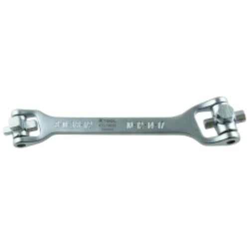 KS TOOLS Oil Service Wrench 8 in 1 Clear 270 mm 