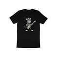 thumbnail image 5 of Rock Music Guitarist Stripped Pattern Zebra Horse Print Gift T-Shirt Guitar Player Zebra Horse Birthday Holiday Present Tshirt, 5 of 12