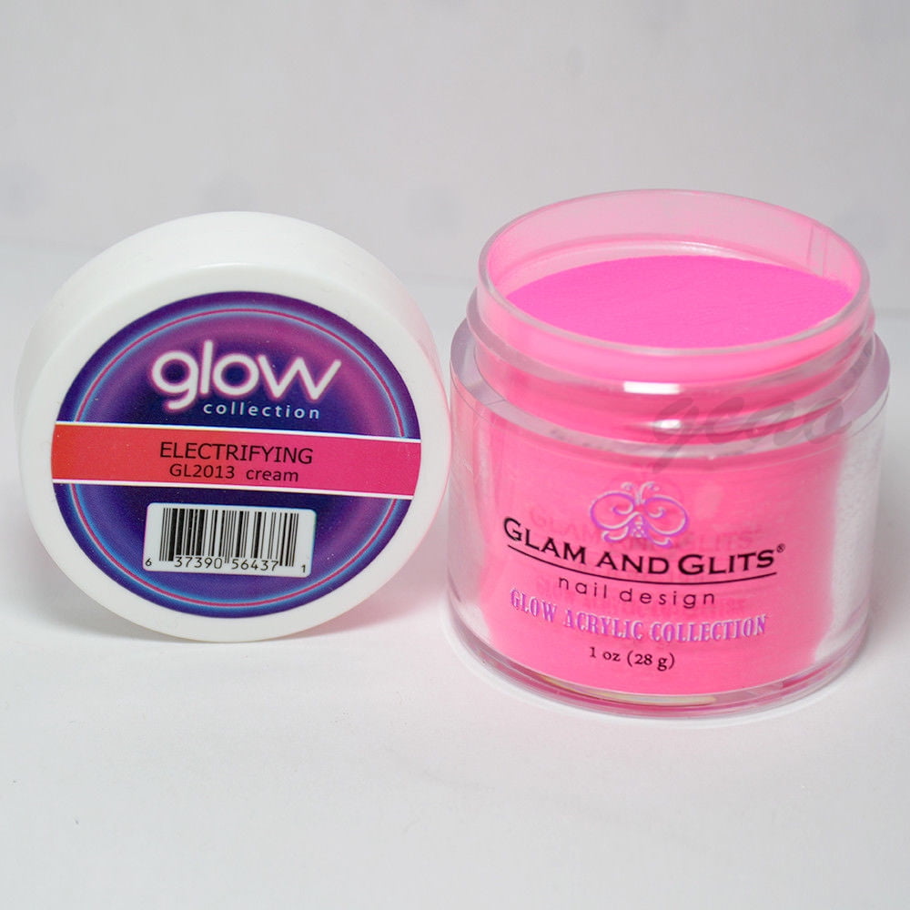 Glam and Glits GLOW ACRYLIC Glow in the Dark Nail Powder 2013 - ELECTRIFYING