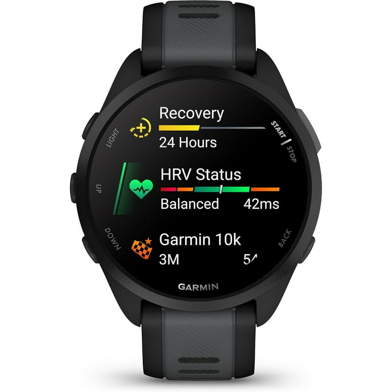 Garmin 010-02863-30 Forerunner 165 Music Smart Sport Watch, Black