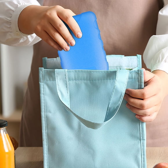 Raindrops 10Pcs Ice Packs Blue PE Cooler Ice Pack Temperature Reduction For Daily Use
