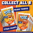 thumbnail image 3 of Kool-Aid Jammers Orange Thunder vs Citrus Champs Artificially Flavored Drink, 10 Pouches, for On-the-Go, on the Bench, or in the Stands, Orange Flavor, No Artificial Dyes, 6 fl oz, 3 of 15