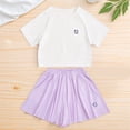 thumbnail image 5 of Ultrave Girls Athletic Set, Short Sleeve Tee & Shorts Casual Outfit, Lightweight Activewear for Girls, Summer Sets for 5-15Y, 5 of 5