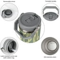 thumbnail image 3 of Stainless Steel Tumbler with Lid And Straw 30 Oz Top Handle Duck Hunting Camo Leakproof Vacuum Insulated Water Bottle for Car Travel, 3 of 6