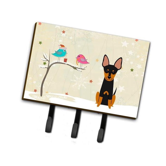 Carolines Treasures BB2581TH68 Christmas Presents Between Friends English Toy Terrier Leash or Key Holder