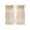 Brown, variant on Orange Brown Sheer Curtains 72 Inch Length 2 Panels Set, Modern Abstract Art Ombre Striped Voile Window Treatment Rod Pocket Curtains Sheers Drapes for Bedroom/Living Room/Kitchen 52"x72"x2