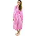 thumbnail image 3 of NY Threads Womens Fleece Bathrobe - Shawl Collar Soft Plush Spa Robe (Large, Pink), 3 of 10