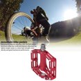 thumbnail image 3 of Ti Alloy Mountain Bike Pedals, Lightweight Skeletonized Design for Stable Riding, Wide Non Slip Pedals with Sealed Bearings, 3 of 7