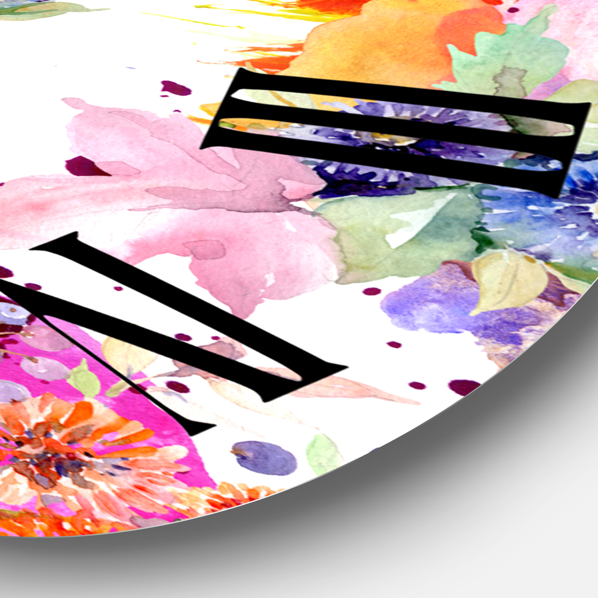 Designart 1 in Modern,Contemporary Wall Clock