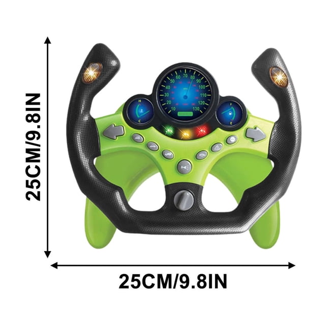 Lights for Car Meat Tools Car Simulation Coaeronaut Steering Wheel Children Is Early Education Sound Light and Music Steering Wheel Steering Wheel Toy