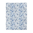 thumbnail image 4 of Funda nórdica de microfibra Toile Floral, Vintage Blue French Country Bedding, 4 of 7