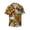 Sloth On The Branch, variant on Space Galaxy Print Men's Wrinkle Free Untucked Cuban Shirt Business Casual Button Down Shirts Short Sleeve Shirt
