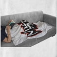 thumbnail image 6 of Matthew Soft Flannel Fleece Throw Blanket, Font Design Inspired by Hip-hop Culture and Street Art Name for Men, Cozy Plush for Indoor and Outdoor Use, 60" x 80", Vermilion White, by Ambesonne, 6 of 6