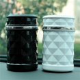thumbnail image 5 of Portable Led Ashtray With Lid Diamond Pattern With Car Holder, 5 of 5