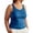 Blue, variant on Womens Plus Size Tank Tops with Built in Bras Camisole Tops 2026 Trendy Summer Casual Ribbed Sleeveless Shirts