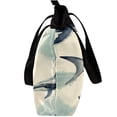 thumbnail image 4 of Whale Stylish Canvas Leather Mix Handbag with Twill, Sponge, Jeanette Material - 30x10.5x39cm Dimensions, 4 of 5