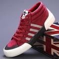 thumbnail image 3 of Zapatillas de lona transpirables para hombre, zapatos vulcanizados de alta calidad, informales, color verde, Harajuku, otoño, 3 of 5