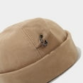 thumbnail image 4 of Fall Winter Hats For Women Men Street Fashion Bear Ear Hop Hat Warm Thickened Cap Unisex Brimless Cap, 4 of 5